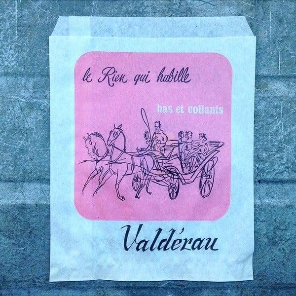 Sachet Bas et Collants Valdérau 1970