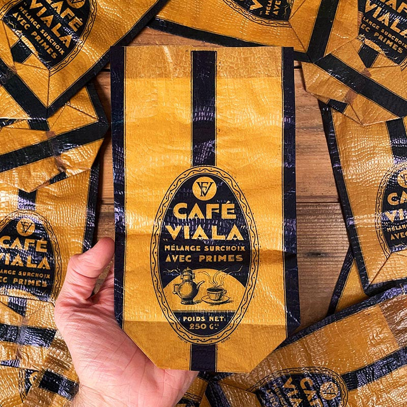 Sachet Café Viala 1950