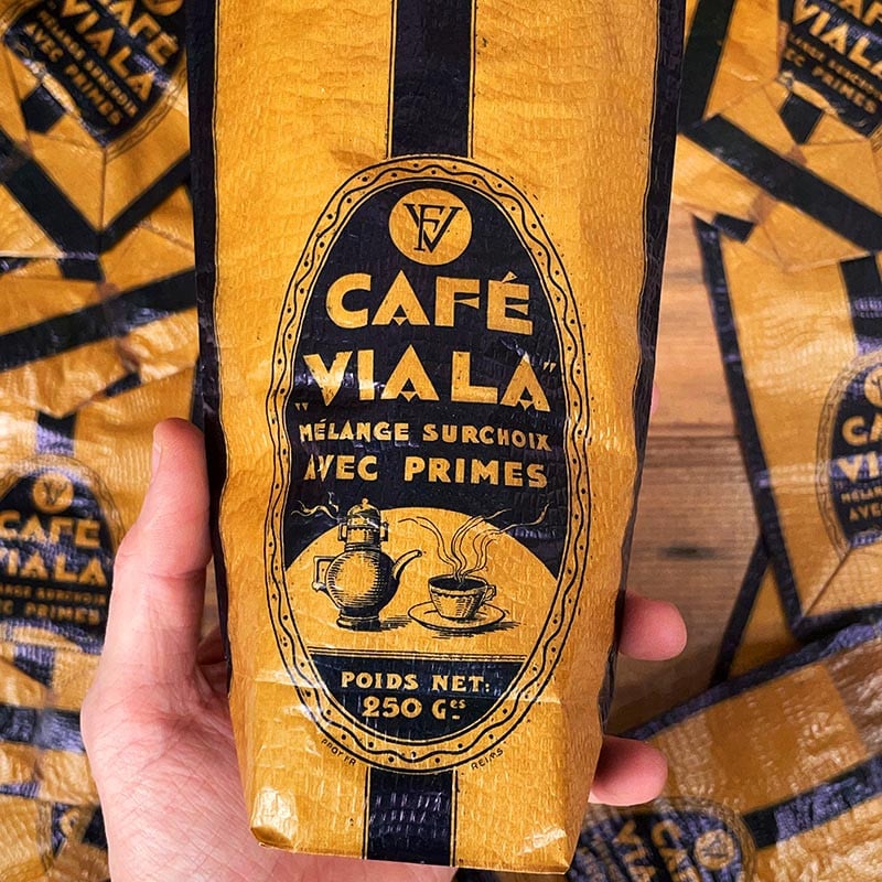 Viala Coffee Sachet 1950
