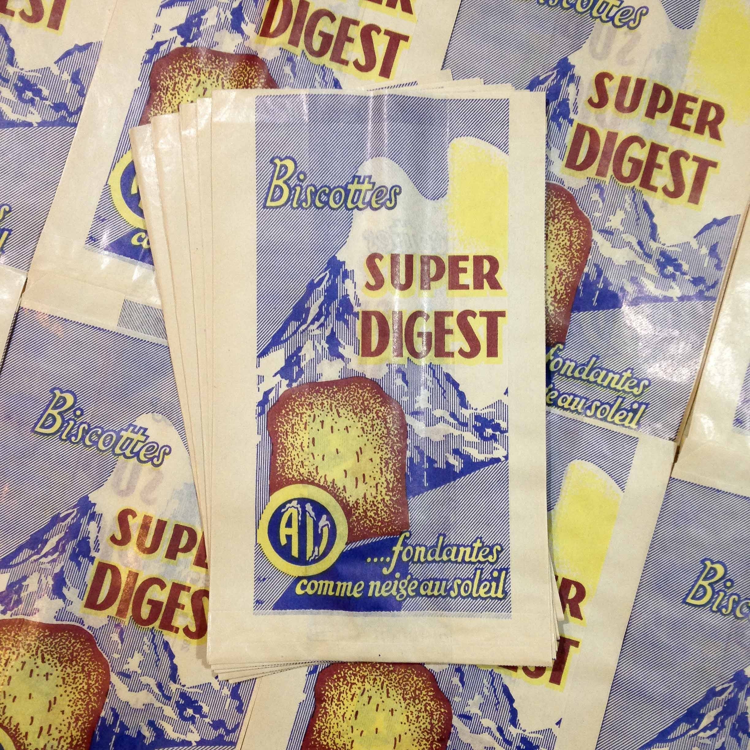 Sachet des Biscottes Digest 1960 N°3
