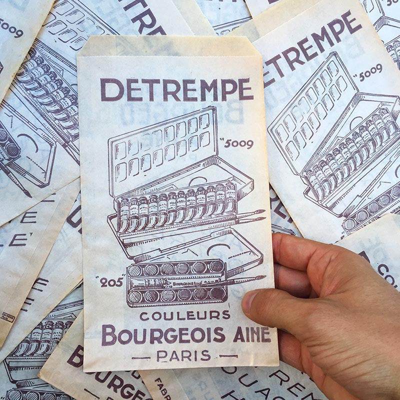 Sachet Détrempe Bourgeois 1960