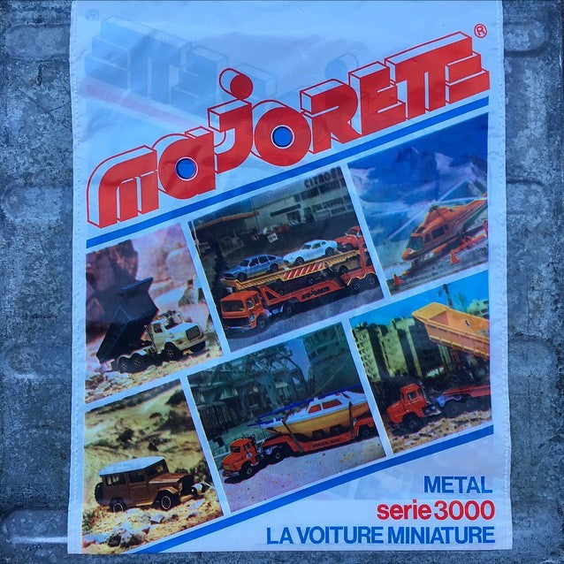 sac sachet ancien majorette miniature metal serie 3000 1980