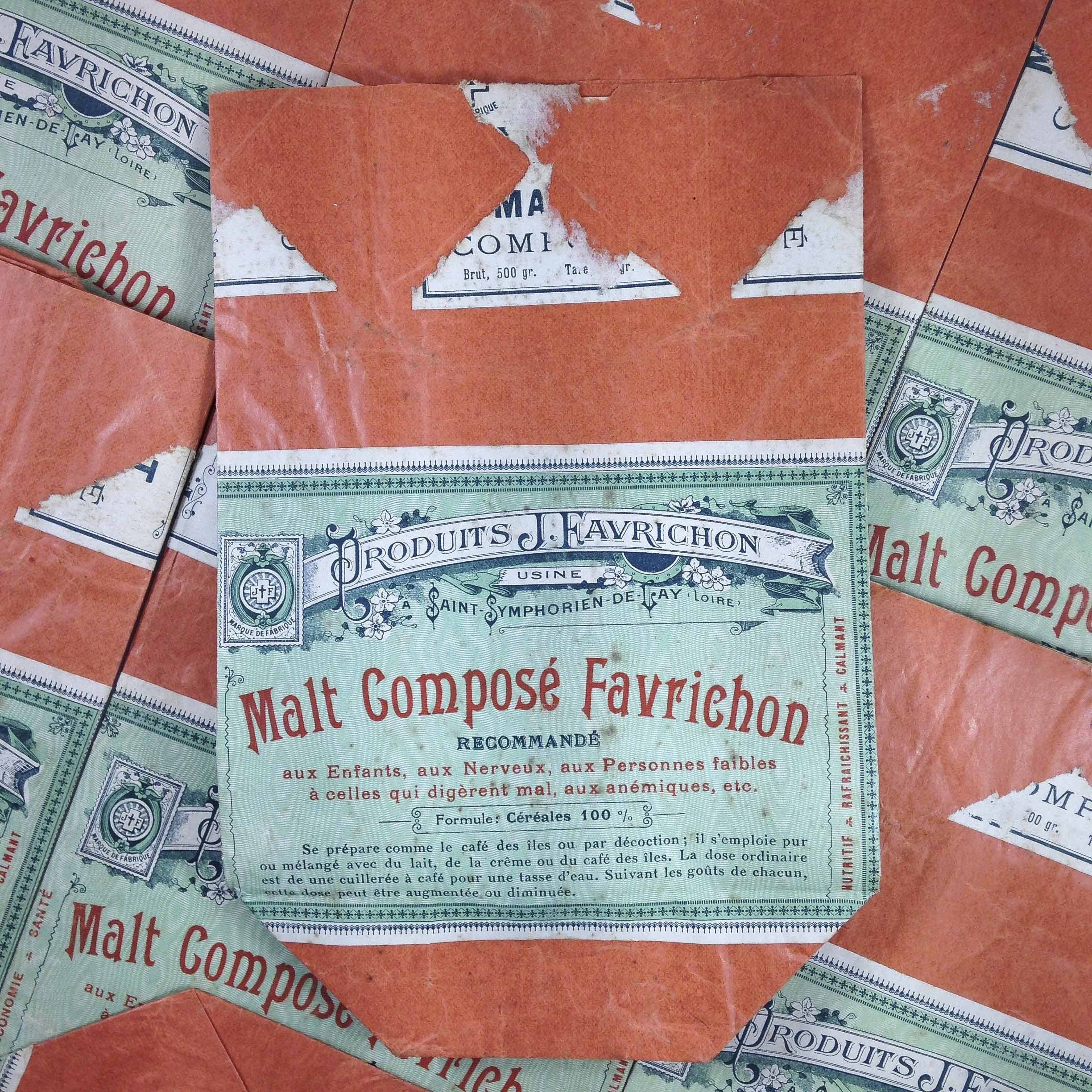 Sachet Produits J.Favrichon 1950