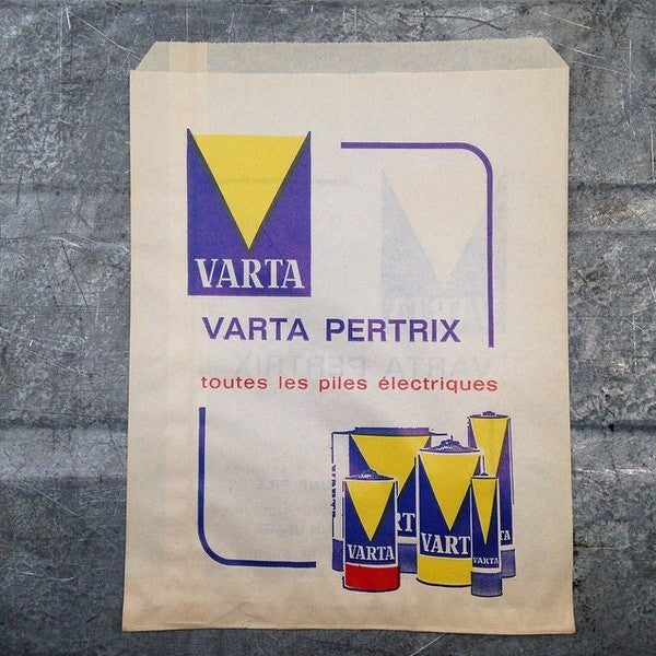 sachet ancien piles varta pertrix 1960 1970