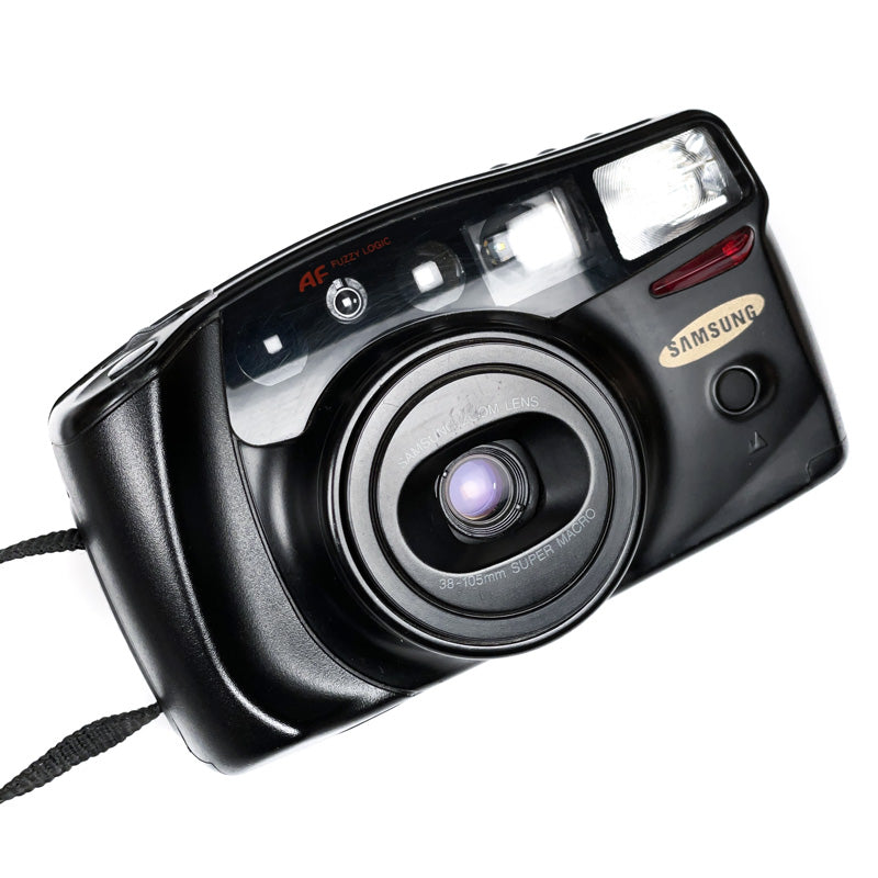 samsung af zoom 1050 38mm 105mm compact point and shoot ancien vintage photo photographie pellicule argentique  film 24x36 135 autofocus automatique flash