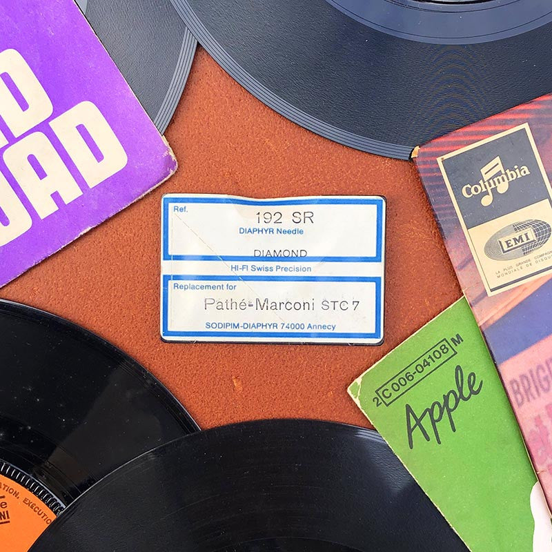 aiguille de remplacement tourne disque sono hi fi vinyle 33 tours 45 tours pathé marconi diaphyr PM MCS STC 5 6 7