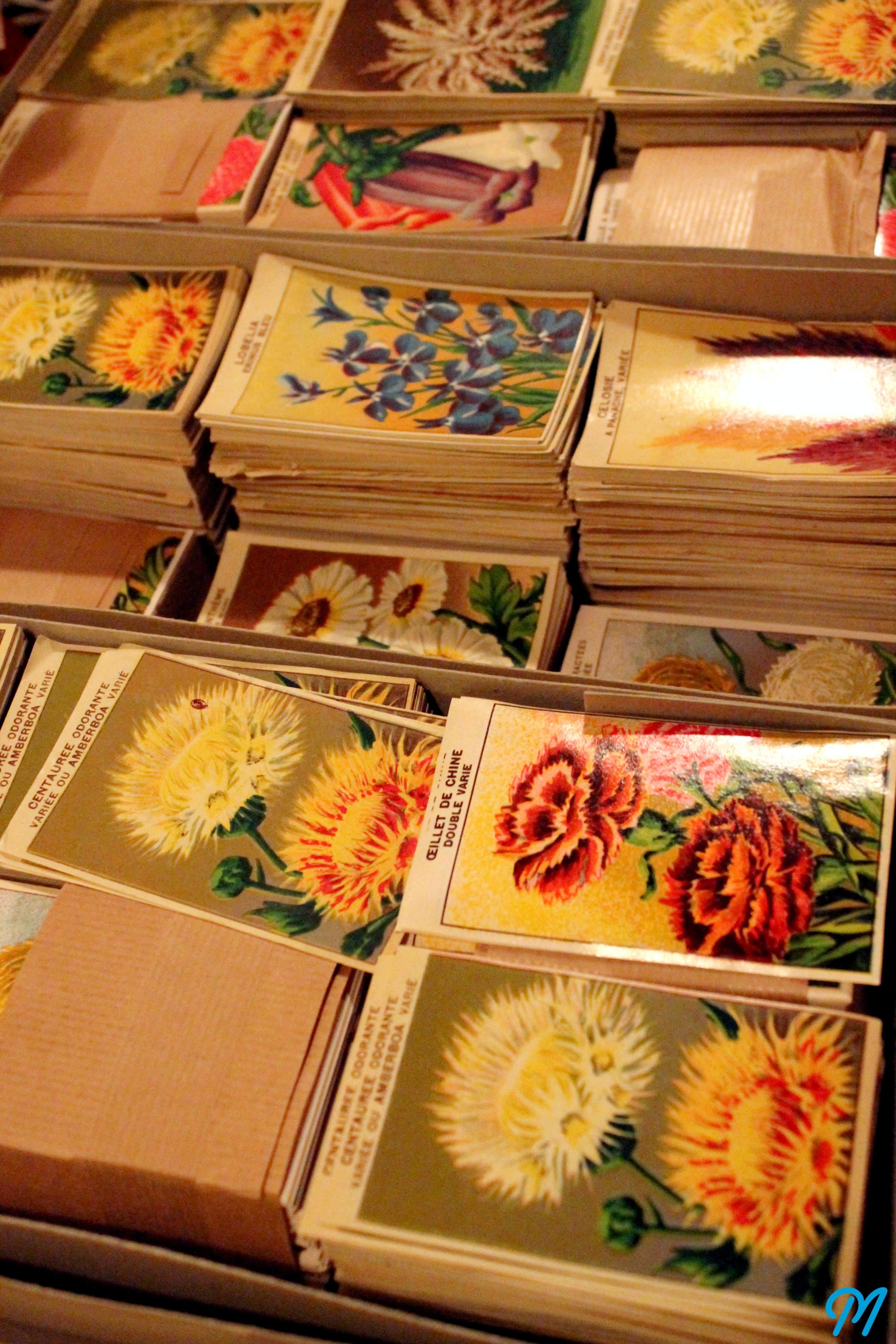 etiquette grainetier ancienne etiquettes anciennes papier vintage 1950 1960 fleurs