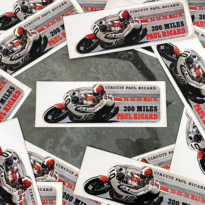 Sticker Circuit Paul Ricard 1974