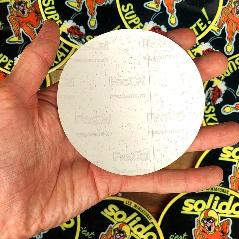 sticker autocollant ancien vintage solido super skate 1980