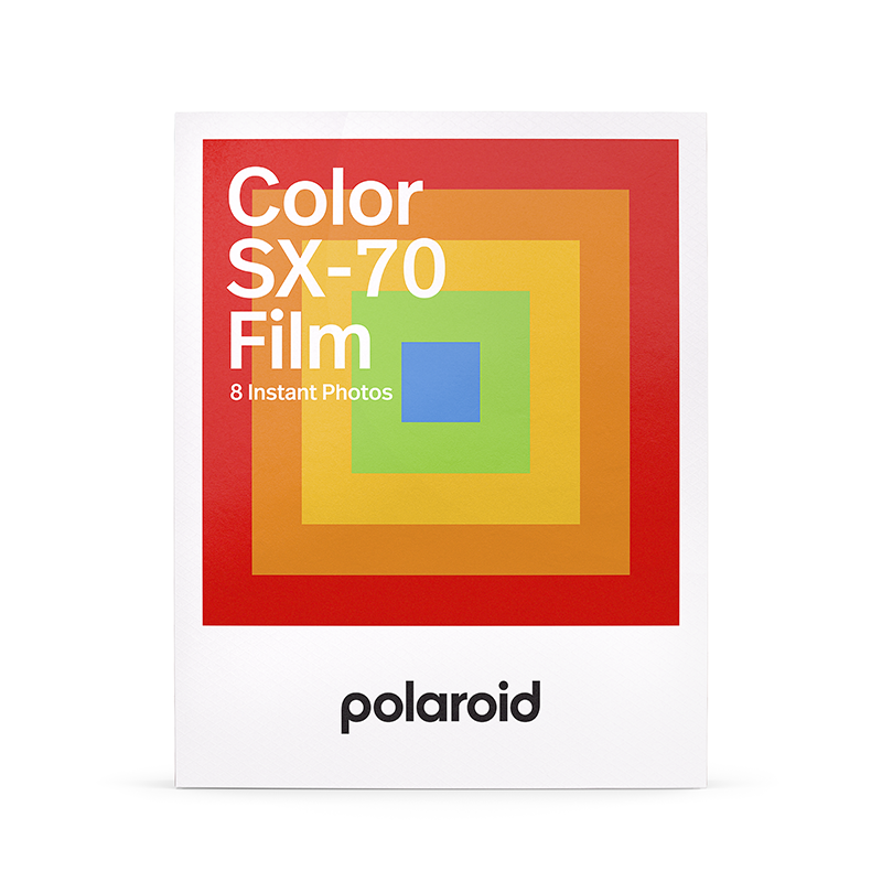 Polaroid SX-70 couleur pellicule film photo instantanée bord blanc