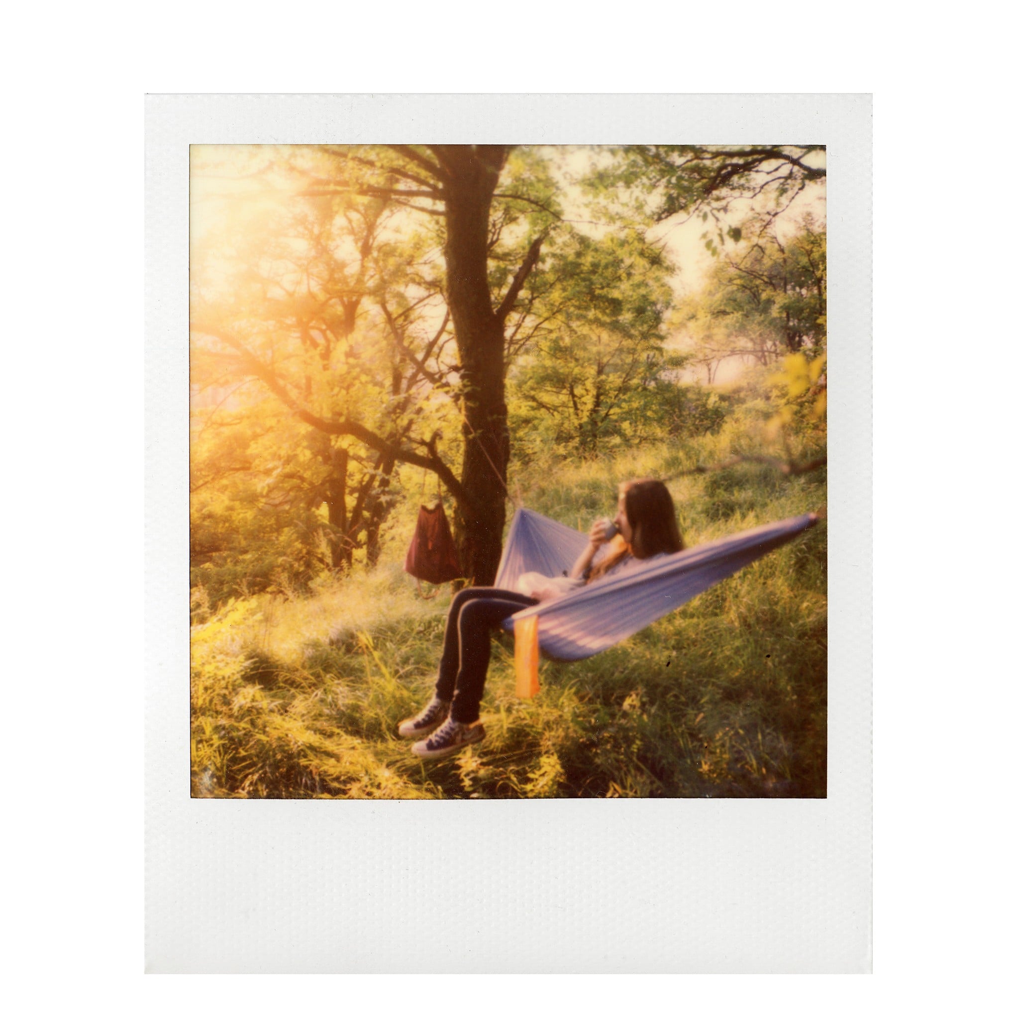 Polaroid SX-70 couleur pellicule film photo instantanée bord blanc