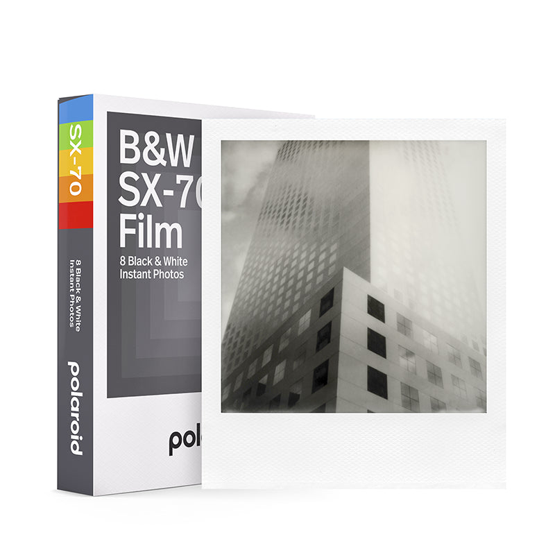 Polaroid Pellicule SX-70 film noir et blanc bord sx 70 photo instantanée argentique