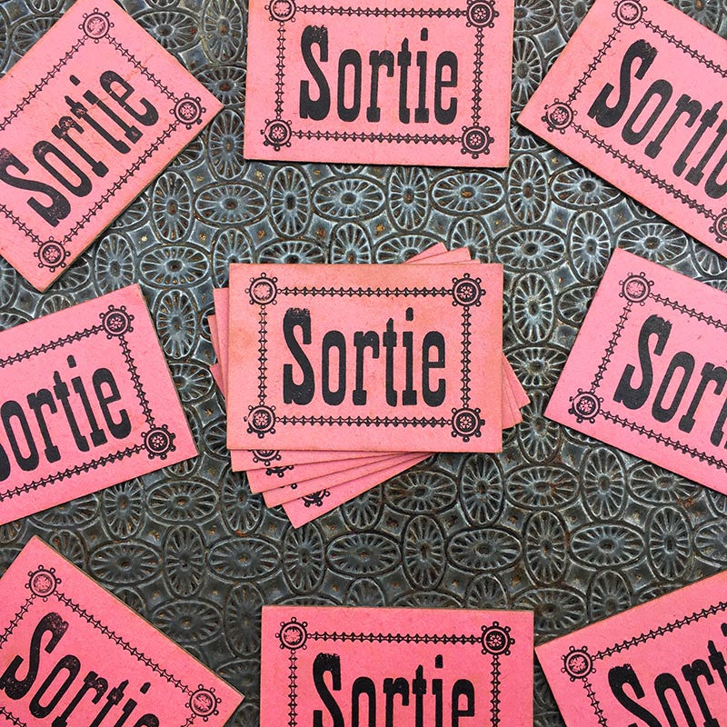 ticket sortie numero bal danse chateau 1890 1900 rose ancien vintage