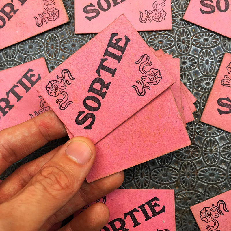 Ticket de Sortie de Bal 1900