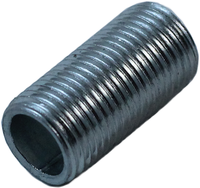 tige filetée m10 creuse creux métal tube électrique passage de cable acier luminaire lampe
