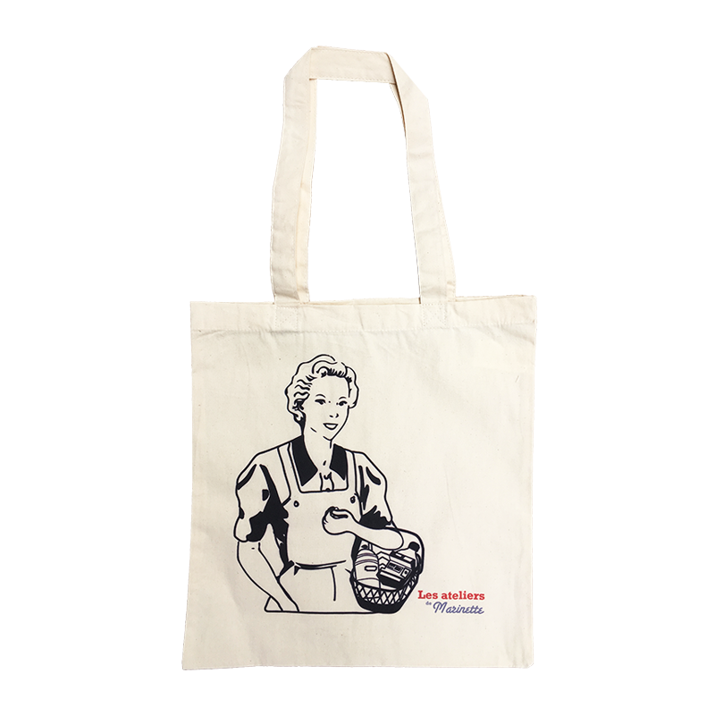 tote bag sac canvas tissu accessoires vintage les ateliers de marinette sachet tissu
