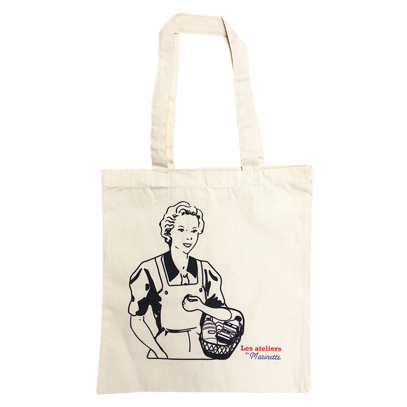 tote bag sac canvas tissu accessoires vintage les ateliers de marinette sachet tissu