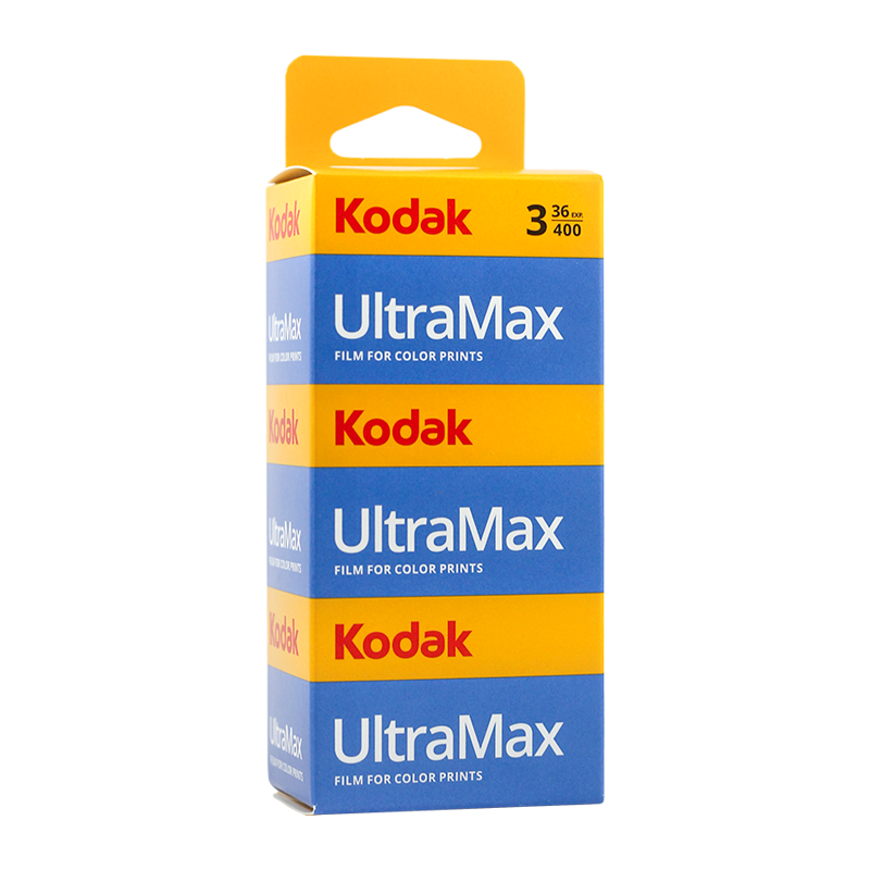 pack 3 kodak ultramax 400 35mm tripack pellicule argentique couleur photo photographie 400 iso 135