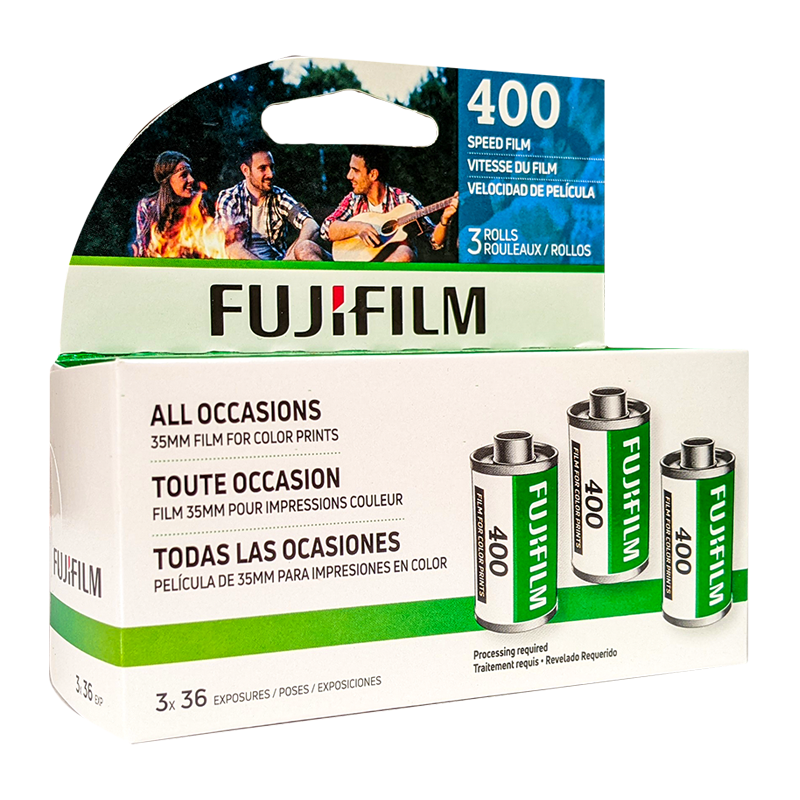 3-pack Fujifilm 400 35mm 36 exposures