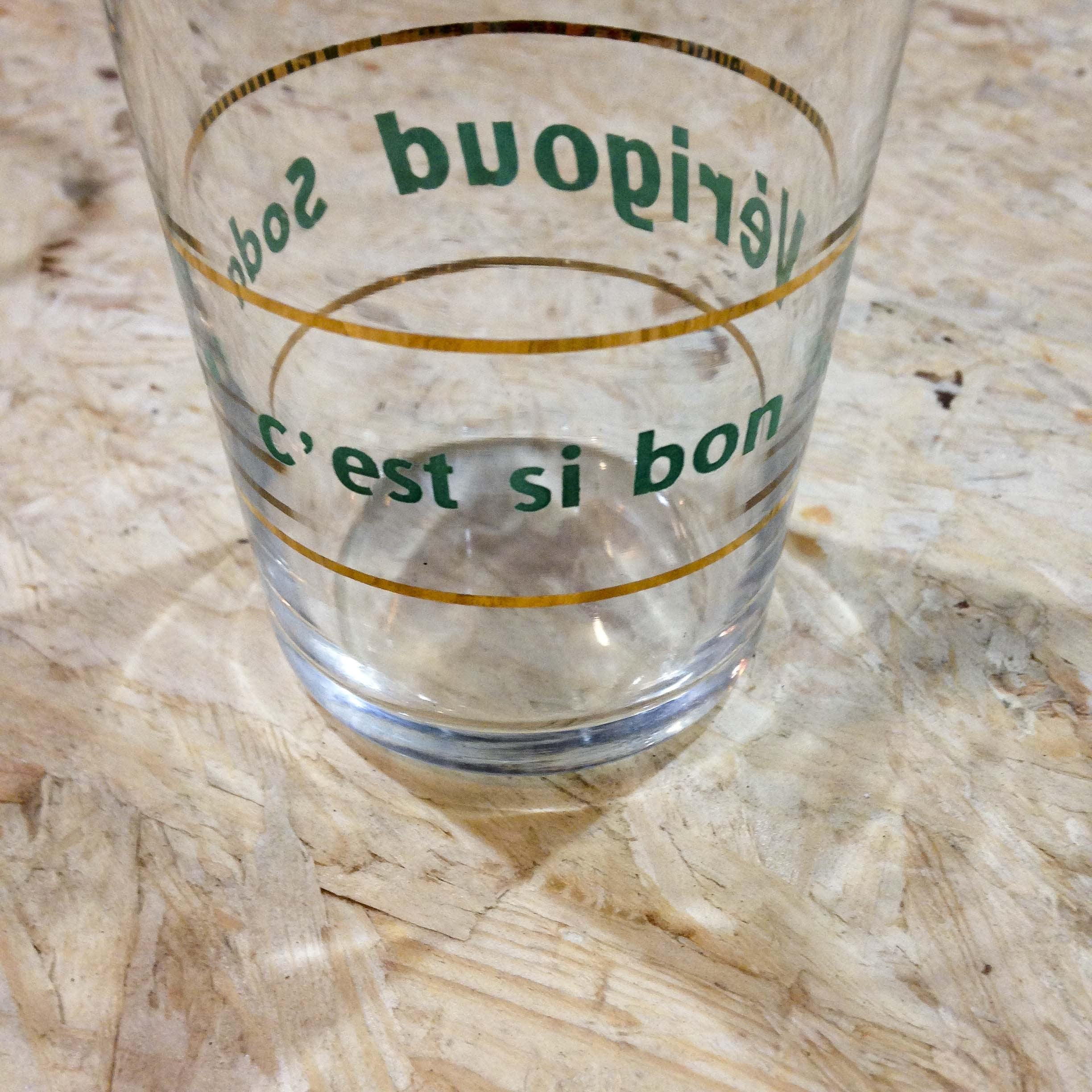 verre verrerie vérigoud ancien vintage bistrot bar restaurant 1960