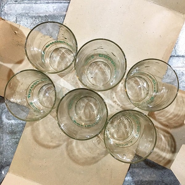 verre verrerie vérigoud ancien vintage bistrot bar restaurant 1960