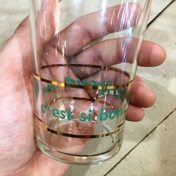 verre verrerie vérigoud ancien vintage bistrot bar restaurant 1960
