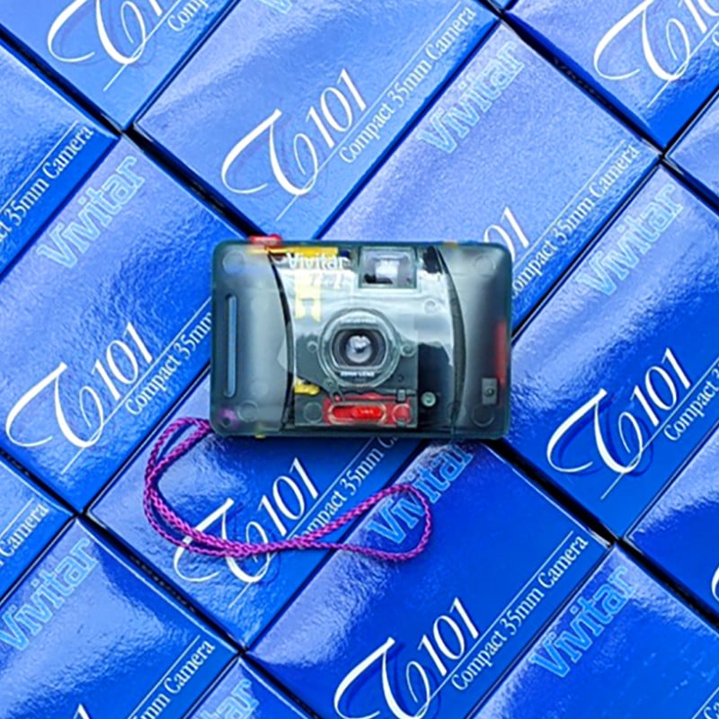 vivitar compact camera appareil photo argentique ancien vintage film pellicule point and shoot 1997 1998 28mm mécanique 135 35mm