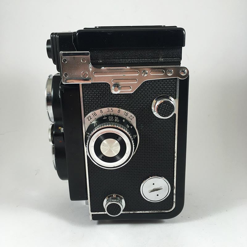 Yashica Mat 124G Silver & Yashinon 80mm 3.5