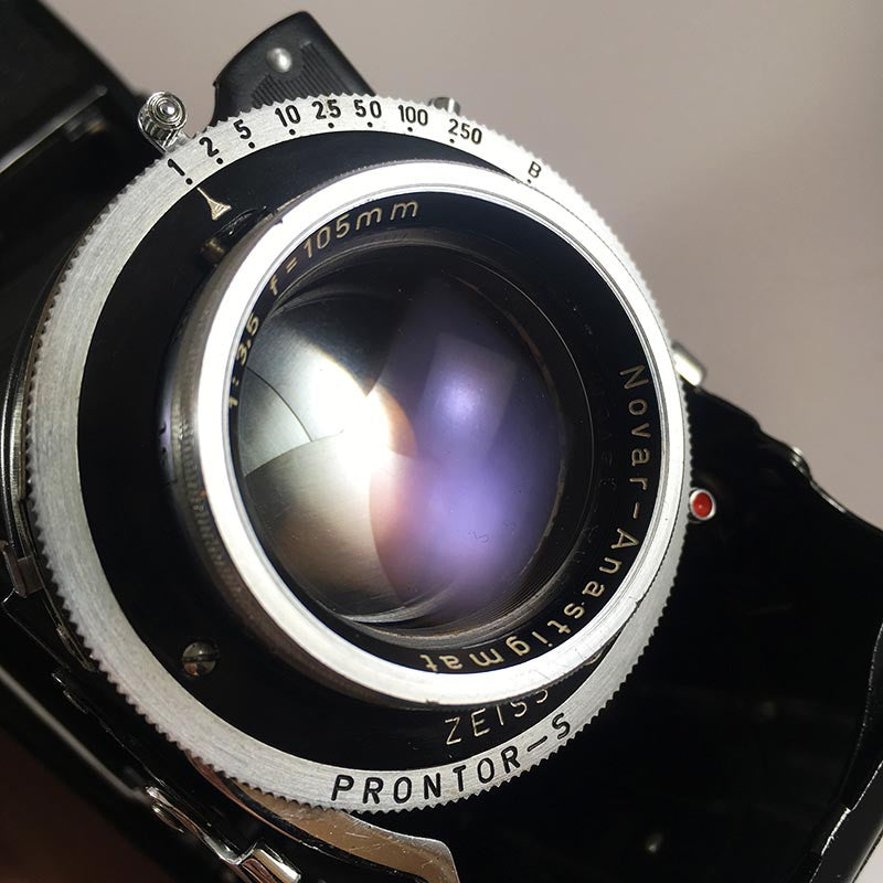 Zeiss Ikonta 521/2 Novar 105mm 3.5 Mint